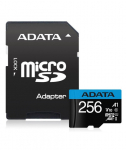 MEMORY MICRO SDXC 256GB W/AD./AUSDX256GUICL10A1-RA1 ADATA