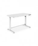Electric Height Adjustable Desk, 72 - 121 cm, Maximum load weight 50 kg, Metal, White