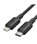 CABLE USB-C TO LIGHTNING/2M BLACK LAKBH VENTION