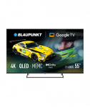 Blaupunkt QLED TV, 55QBG6000S, 55, Smart TV, Google TV, Black