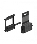 Dell | OptiPlex Micro and Thin Client VESA Mount w/Adapter Bracket | Black