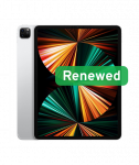 APPLE RENEWED, CPO, iPad Pro (2021) 6th, 12.9", M1, 8GB, 128 GB, Silver, iPad OS, 12 m Warranty