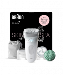 Naiste raseerija Braun, Silk-&eacute;pil SE7-081, Operating time (max) 40 min, Number of power levels 1, Wet & Dry, White