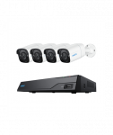 Turvakaamera Reolink, Super HD System, NVS8-5MB4, Bullet, 5/4 MP, f4.0mm fixed, F2.0, Power over Ethernet (PoE), IP67, H
