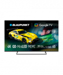 Blaupunkt Mini LED TV, 65MBG7000S, 65, Smart TV, Google TV, Black