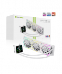 Gamemax, CPU Liquid cooler, HAILSTORM 360 LCD, White