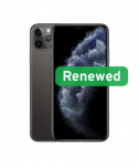 Grade C, Apple iPhone 11 Pro, 5.8" Super Retina OLED, 4G, 256GB, Space Gray, iOS, Apple Renewed