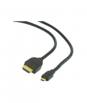 CABLE HDMI-MICRO HDMI 1.8M/V.2.0 BLK CC-HDMID-6 GEMBIRD
