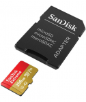 SanDisk Extreme microSD 256GB + SD-adapt.