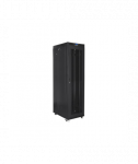 Lanberg, Rack cabinet 19" free-standing 47U/800x1000 (flat pack) with mesh door, LCD, FF01-8047-23BL, Black