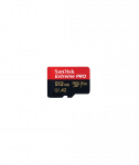 SanDisk Extreme Pro microSD 512GB + SD-adapt.
