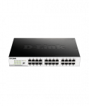 D-Link, Switch, DGS-1024D, Unmanaged, Desktop, Gigabit Ethernet (copper) ports quantity 24, Power supply type Internal