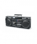 Muse, Ghetto Blasters, M-380 GB, AUX in, Bluetooth, Cassette deck, CD player, Black
