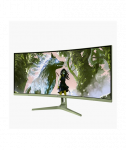 Arozzi, Nova, 34", VA, UWQHD, 21:9, 165 Hz, 1 ms, 3440 x 1440 pixels, 350 cd/m&sup2;, HDMI ports quantity 2, Forest Green