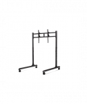 Next Level Racing Floor stand, Round Tube Freestanding Single Monitor Stand, Up to 65", Height adjustment, Tilt, Maximum