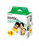 Fujifilm, Instax Square Glossy Instant film (2x10pl), 86 x 72 mm, Image dimensions: 62 &times; 62 mm, Quantity 20