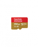 SanDisk Extreme microSD 512GB + SD-adapt.