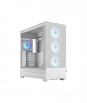Fractal Design, Pop XL Air RGB, Side window, White TG Clear Tint, E-ATX up to 280 mm, ATX, mATX, Mini ITX, Power supply
