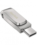 SanDisk Ultra Dual Drive Luxe USB 128GB Silver