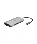 D-Link, 8-in-1 USB-C Hub with HDMI/Ethernet/Card Reader/Power Delivery, DUB-M810, USB hub, USB Type-C