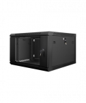 Lanberg Rack cabinet 19" wall-mount 6U/600x600 (flat pack) V2, black | Lanberg