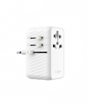 Fixed | Voyager 85W travel adapter for EU, UK and USA/AUS, with 4xUSB-C and 1xUSB output | Adapter