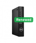 DELL Renewed Grade A, OptiPlex 3080 Micro, Intel Core i5, i5‑10500T, 8 GB, SSD, 256 GB, Intel UHD Graphics 630, Windows 11 Pro