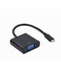 I/O ADAPTER USB-C TO VGA/A-CM-VGAF-01 GEMBIRD