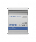 Teltonika, Switch, TSW210, Unmanaged, Wall mountable, Gigabit Ethernet (copper) ports quantity 8, SFP ports quantity 2, 24