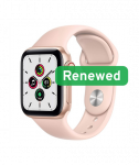 Grade A, Apple Watch SE LTE 40mm, 1.78" Retina OLED LTPO, LTE, Gold, watchOS, Apple Renew