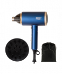 F&ouml;&ouml;n Camry, CR 2268, 1800 W, Number of temperature settings 2, Ionic function, Diffuser nozzle, Blue/Gold