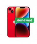 Grade C, Apple iPhone 14, 6.1" Super Retina XDR OLED, 5G, 128GB, Red, iOS, Apple Renew