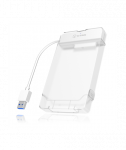 Raidsonic, ICY BOX, Adapter cable with protective a cover for 2.5" SATA hard disks to USB 3.0, blue Access LED, SATA, USB 3.0