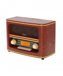 Adler, Retro Radio, AD 1187, Alarm function, AUX in, Wooden
