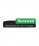 HP Renewed Grade A, EliteDesk 800 G8, Intel Core i5, i5-11500T, 16 GB, SSD, 256 GB, Intel UHD Graphics 750, Windows 11 Pro