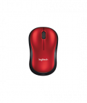 Logitech Mouse M185 Wireless, No, Red, Yes, Wireless connection