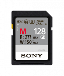 Sony 128 GB SF-M Series UHS-II SD Memory Card, Sony, 128 GB, SDXC, Flash memory class 10