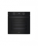 Ahi Whirlpool IO K58HS B, Built-in, Electric, Width 55.1 cm, Self cleaning, Black | INDESIT