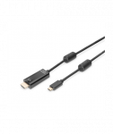 Digitus USB Type-C adapter cable, Type-C to HDMI A M/M, 2.0m, 4K/60Hz, 18GB, bl, gold