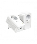 TP-LINK, AV1000 Gigabit Passthrough Powerline Starter Kit, TL-PA7017P KIT, 10/100/1000 Mbit/s, Ethernet LAN (RJ-45) ports 1