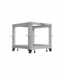 Lanberg Open Rack 19" 9U, adjustable, OR01-6109-S, 65.7 x 60 x 57.7 cm, Gray