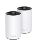 P&auml;&auml;supunkt (AP) Wireless Router TP-LINK Wireless / Router 2-pack 5400 Mbps Mesh Wi-Fi 6e 2x10/100/1000M 1x2.5GbE LAN \ WAN