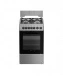 Pliit INDESIT, I5G5PMX, Hob type Gas, Oven type Electric, Stainless Steel, Width 50 cm, Grilling, Depth 60 cm, 60 L