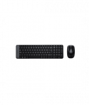 Logitech, Combo Wireless Keyboard and Mouse, MK220, Keyboard and Mouse, Wireless, Mouse included, US, Black, N/A