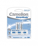 Camelion AA/HR6, 2300 mAh, AlwaysReady Rechargeable Batteries Ni-MH, 2 pc(s)