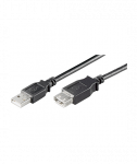 Goobay USB 2.0 Hi-Speed extension cable USB 2.0 male (type A), USB 2.0 female (type A), 3 m, Black