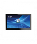 ProDVX SD-15 15.6" HD LCD Monitor/1920 x 1080/16:9/250 Ca/Vesa/Black, ProDVX, Signage, SD-15, 15.6", 250 cd/m&sup2;