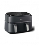 Kuuma&otilde;hufrit&uuml;&uuml;r Philips Dual Basket, NA351/00 3000 Series, Power 2750 W, Capacity 9 L, Rapid Air technology, Black