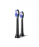 Philips Replacement brush heads, HX6052/88 Sonicare Sensitive, Heads, For adults, Number of brush heads included 2, Black