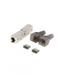 Lanberg Plug 2X RJ45 CAT6A FTP 8P8C Tool-less adapter